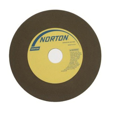 Norton® 66253296349 31C Straight Dressing Wheel, 200 mm Dia x 10 mm THK, 31.75 mm Center Hole, 320 Grit, Silicon Carbide Abrasive