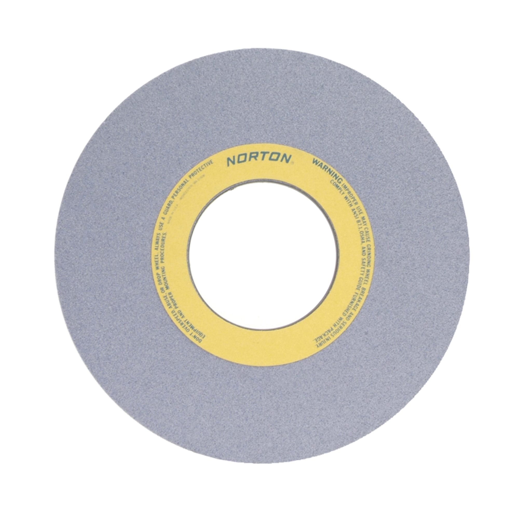 Norton® 66253364035 32A Straight Toolroom Wheel, 14 in Dia x 1 in THK, 5 in Center Hole, 60 Grit, Aluminum Oxide Abrasive