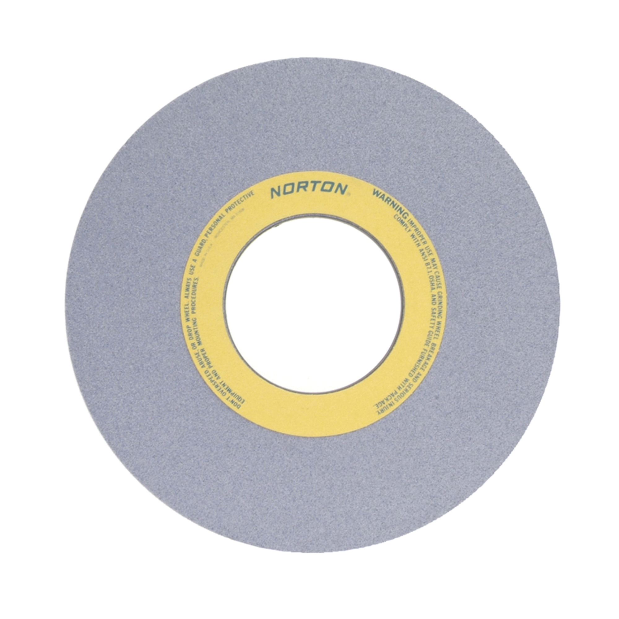 Norton® 66253364039 32A Straight Toolroom Wheel, 14 in Dia x 1 in THK, 5 in Center Hole, 80 Grit, Aluminum Oxide Abrasive