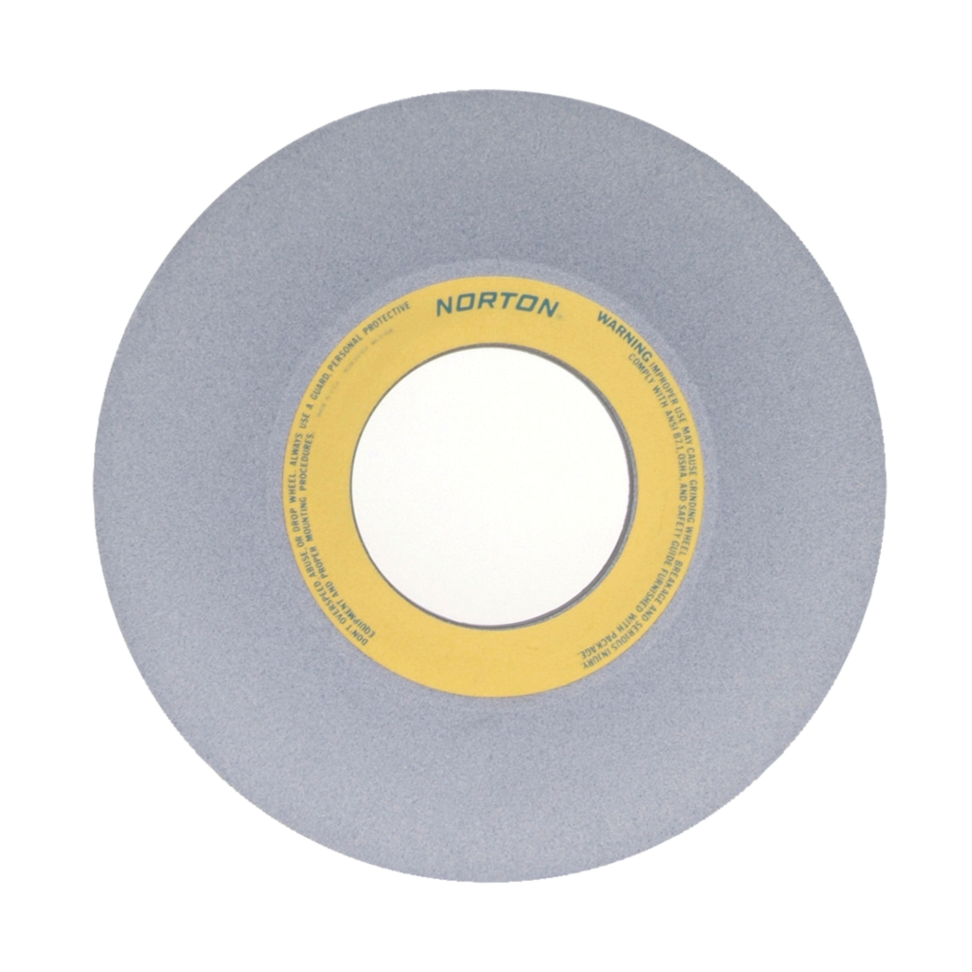 Norton® 66253364332 32A 1-Side Concaved Toolroom Wheel, 14 in Dia x 1-1/2 in THK, 5 in Center Hole, 60 Grit, Aluminum Oxide Abrasive