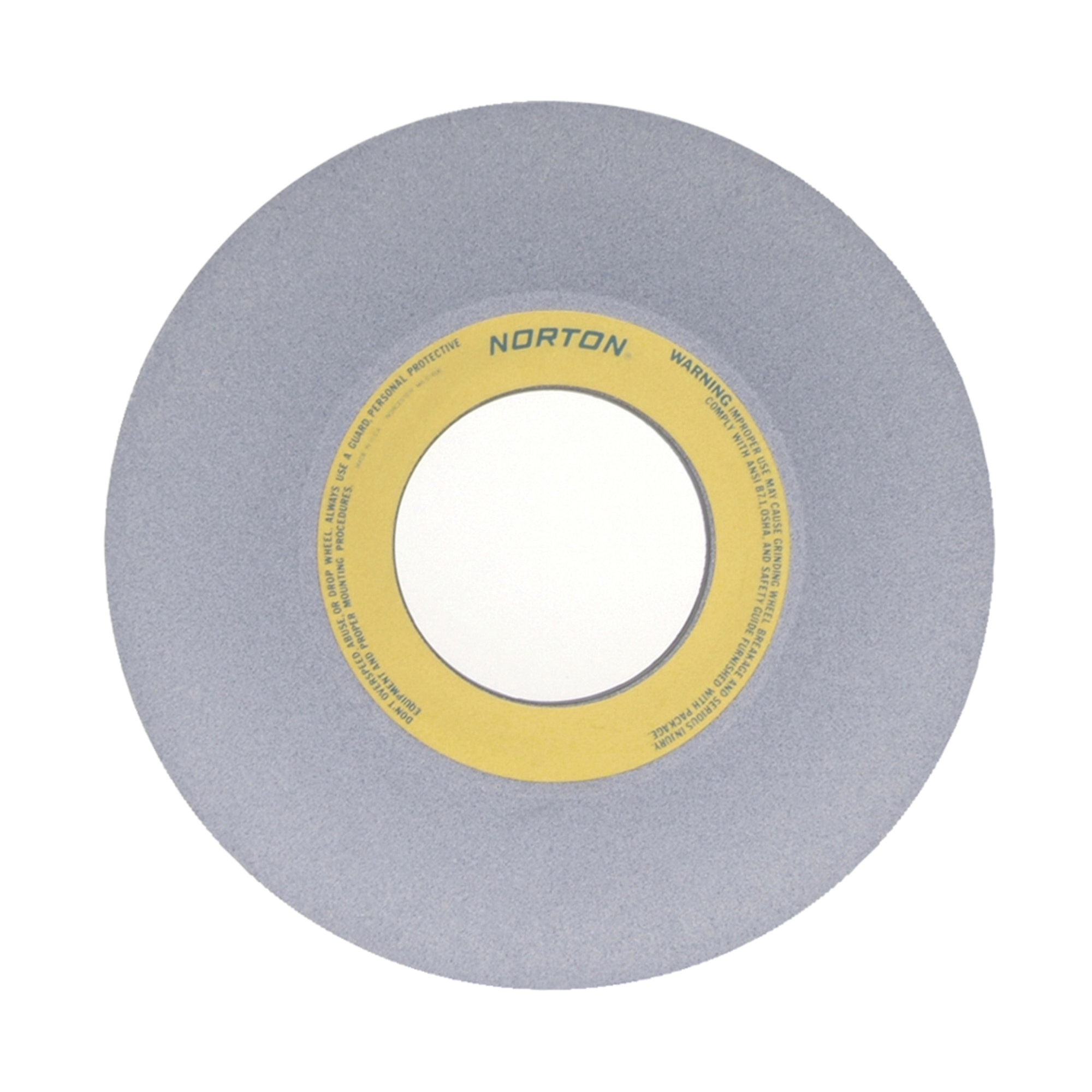 Norton® 66253364375 32A 1-Side Concaved Toolroom Wheel, 14 in Dia x 1-1/2 in THK, 5 in Center Hole, 60 Grit, Aluminum Oxide Abrasive