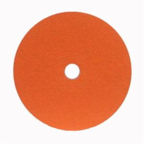 Norton® Metalite® 66254400683 F220 Heavy Duty Coated Abrasive Disc, 5 in Dia, 7/8 in Center Hole, 36 Grit, Extra Coarse Grade, Aluminum Oxide Abrasive, Center Mount Attachment