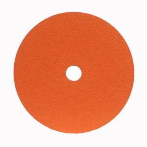 Norton® Metalite® 66254400691 F220 Heavy Duty Coated Abrasive Disc, 5 in Dia, 7/8 in Center Hole, 80 Grit, Medium Grade, Aluminum Oxide Abrasive, Center Mount Attachment
