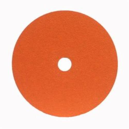 Norton® Metalite® 66254400698 F220 Heavy Duty Coated Abrasive Disc, 4-1/2 in Dia, 7/8 in Center Hole, 60 Grit, Medium Grade, Aluminum Oxide Abrasive, Center Mount Attachment