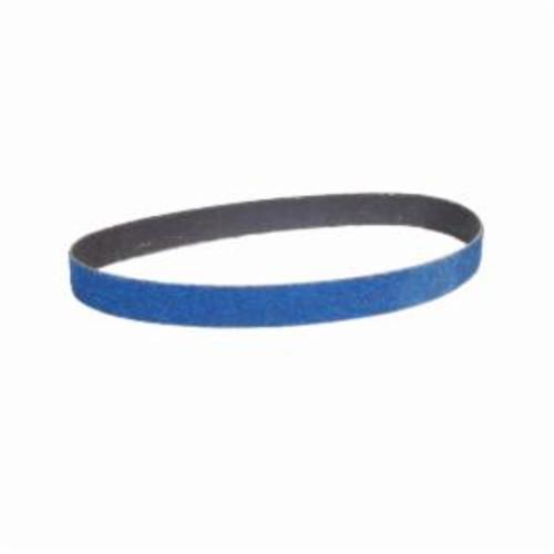 Norton® BlueFire® 66254457869 R887P File Coated Abrasive Belt, 3/4 in W x 20-1/2 in L, 40 Grit, Extra Coarse Grade, Zirconia Alumina Abrasive, Polyester Backing