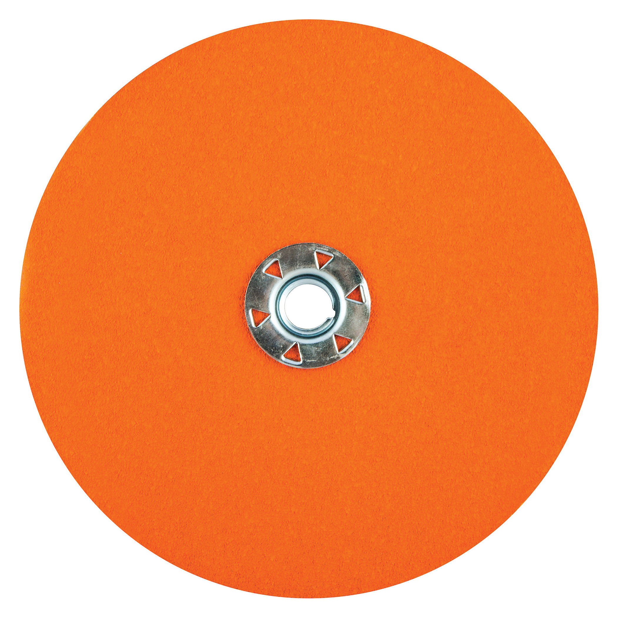 Norton® Blaze® 66254474373 SG F980 Heavy Duty Coated Locking Abrasive Disc, 7 in Dia, 5/8-11 Center Hole, 80 Grit, Coarse Grade, Premium Ceramic Alumina Abrasive, Speed Change Fastener Attachment
