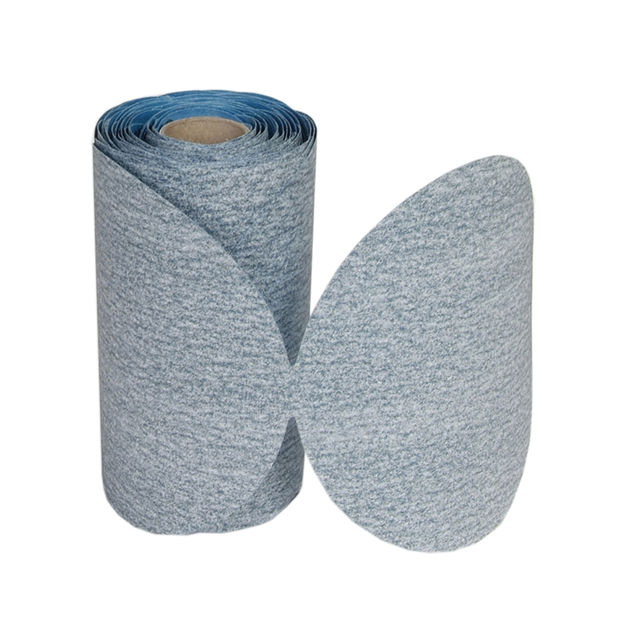 Norton®No-Fil® Durite® 66254487446 A475 Coated Lightweight Non-Vacuum Abrasive Disc Roll, 6 in Dia Disc, P80 Grit, Medium Grade, Silicon Carbide Abrasive, Anti-Loading Paper Backing