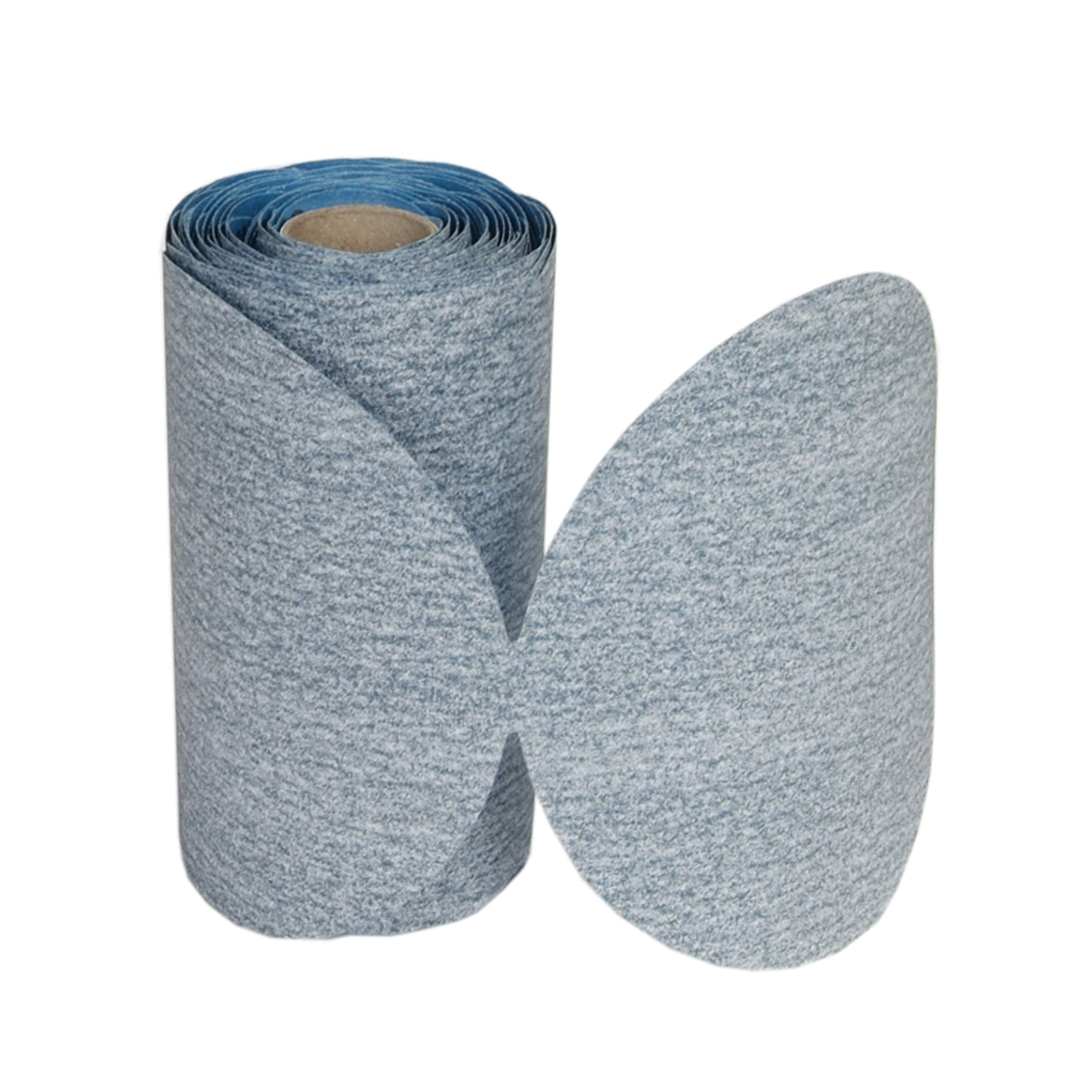 Norton®No-Fil® Durite® 66254487448 A475 Coated Lightweight Non-Vacuum Abrasive Disc Roll, 6 in Dia Disc, P180 Grit, Very Fine Grade, Silicon Carbide Abrasive, Anti-Loading Paper Backing