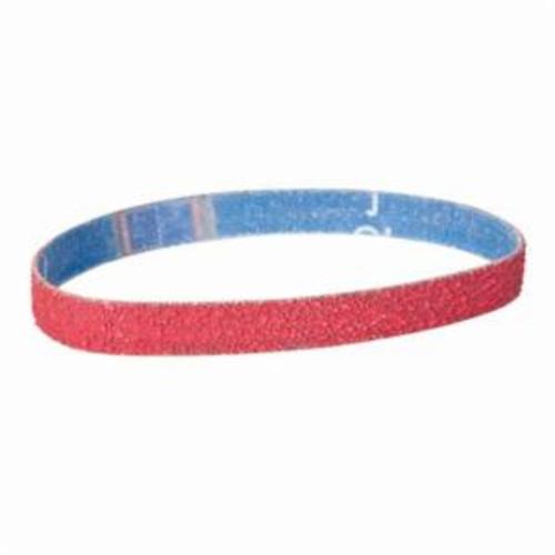 Norton® 66254491528 SG R981 File Coated Abrasive Belt, 1/2 in W x 12 in L, 40 Grit, Ceramic Alumina Abrasive, Polyester Backing