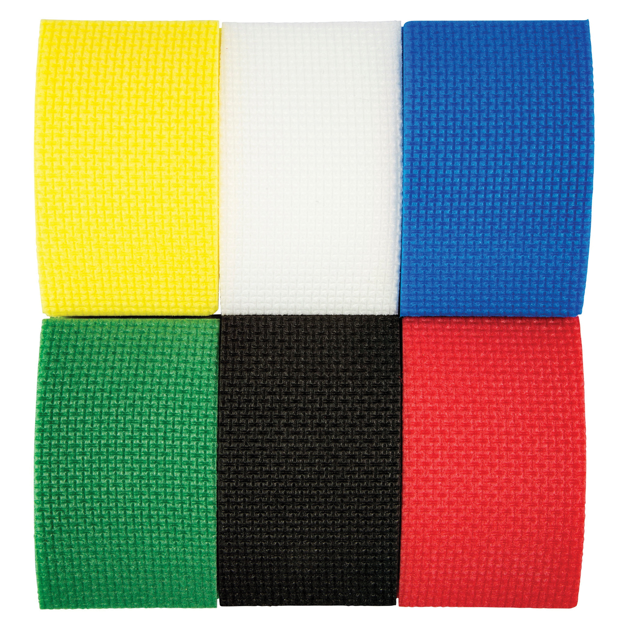 Norton® 66260307720 Flexible Conventional Curved Hand Pad Kit, 2-1/8 in Dia x 1-1/2 in THK, 60/120/200/400/800/1500 Grit