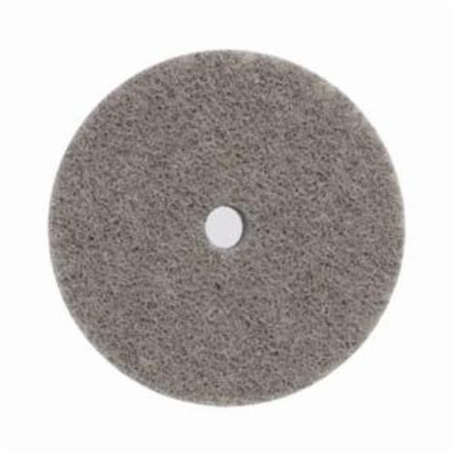 Norton® Bear-Tex® NEX™ Rapid Blend™ 66261014899 Non-Woven Unified Wheel, 3 in Dia, 3/8 in Center Hole, 1/4 in W Face, Fine Grade, Aluminum Oxide Abrasive