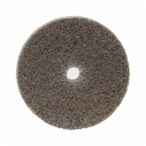 Norton® Bear-Tex® NEX™ Rapid Blend™ 66261014902 Non-Woven Unified Wheel, 3 in Dia, 1/4 in Center Hole, 1/4 in W Face, Fine Grade, Aluminum Oxide Abrasive