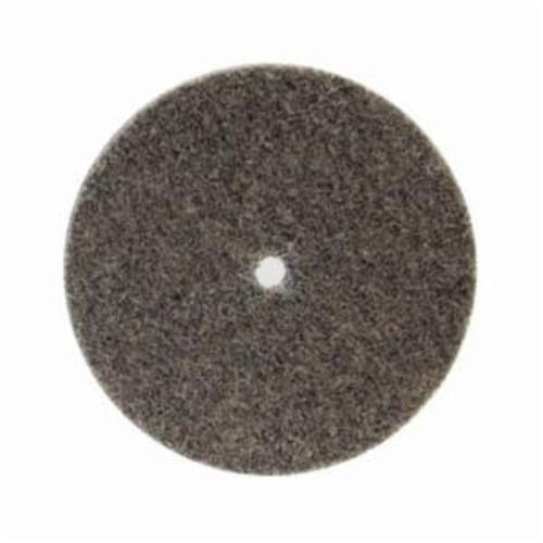 Norton® Bear-Tex® NEX™ Rapid Blend™ 66261014919 Non-Woven Unified Wheel, 3 in Dia, 1/4 in Center Hole, 1/4 in W Face, Coarse Grade, Aluminum Oxide Abrasive