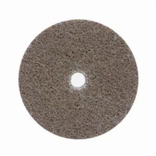 Norton® Bear-Tex® NEX™ Rapid Blend™ 66261014927 Non-Woven Unified Wheel, 2 in Dia, 1/4 in Center Hole, 1/8 in W Face, Medium Grade, Aluminum Oxide Abrasive