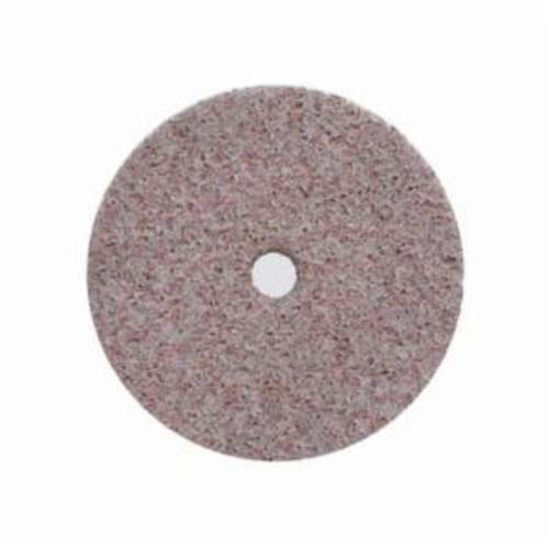 Norton® Bear-Tex® Rapid Blend™ 66261052276 Non-Woven Unified Wheel, 3 in Dia, 1/4 in Center Hole, 1/4 in W Face, Coarse Grade, Aluminum Oxide Abrasive
