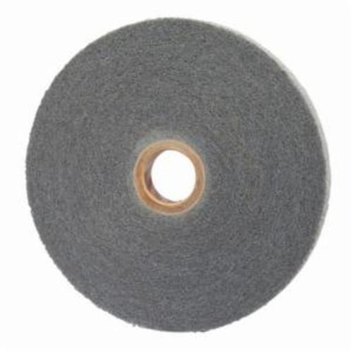 Norton® Bear-Tex® 66261092322 Convolute Non-Woven Abrasive Wheel, 6 in Dia, 1 in Center Hole, 1/2 in W Face, Fine Grade, Silicon Carbide Abrasive