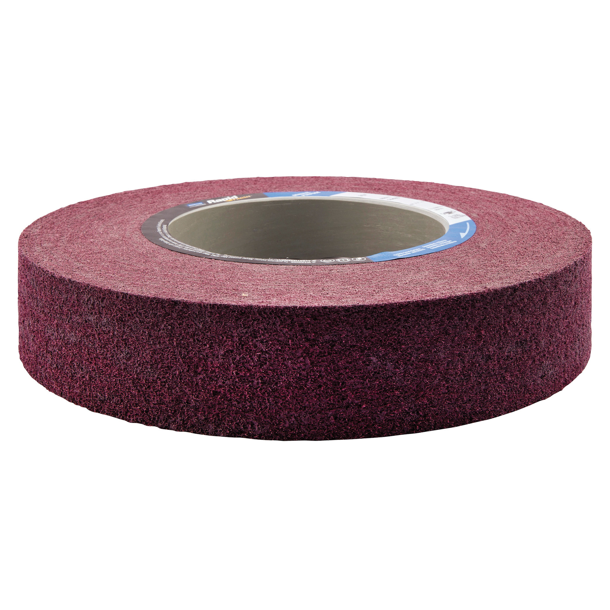 Norton® Bear-Tex® Rapid Finish™ 66261114489 Convolute Non-Woven Abrasive Wheel, 10 in Dia, 5 in Center Hole, 2 in W Face, Fine Grade, Silicon Carbide Abrasive