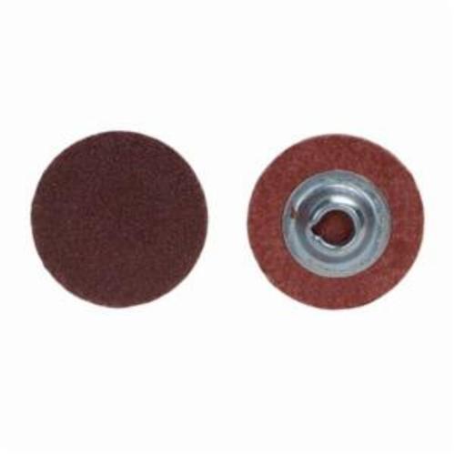 Norton® Metalite® 66261121029 R228 Coated Abrasive Quick-Change Disc, 3 in Dia, 24 Grit, Extra Coarse Grade, Aluminum Oxide Abrasive, Type TR (Type III) Attachment