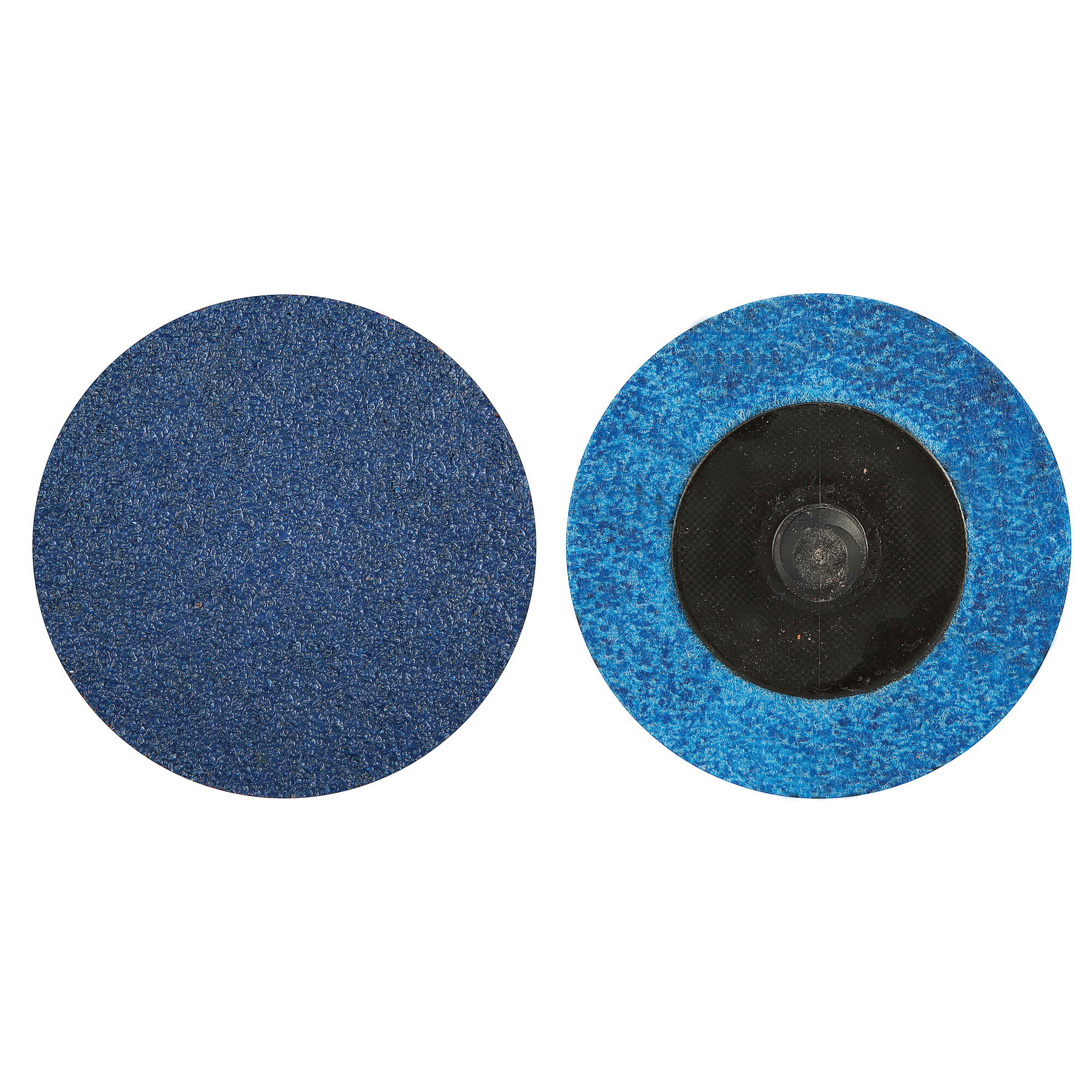 Norton® BlueFire® 66261121049 R884P Coated Abrasive Quick-Change Disc, 2 in Dia, 80 Grit, Coarse Grade, Zirconia Alumina Abrasive, Type TR (Type III) Attachment