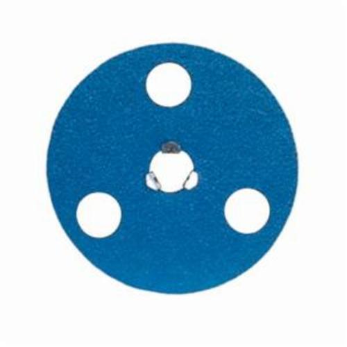 Norton® AVOS® BlueFire® Speed-Lok® 66261126556 F826P Heavy Duty Coated Abrasive Disc, 5 in Dia Disc, 24 Grit, Extra Coarse Grade, Zirconia Alumina Abrasive, Speed-Lok Fastener Attachment
