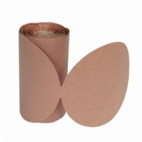 Norton®No-Fil®Adalox® 66261127463 A270 Open-Coated Abrasive Disc Roll, 5 in Dia Disc, P220 Grit, Very Fine Grade, Aluminum Oxide Abrasive, Latex Paper Backing