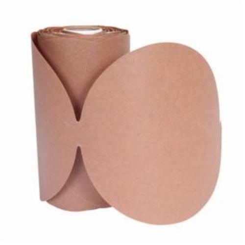Norton®No-Fil®Adalox® 66261127467 A270 Open-Coated Abrasive Disc Roll, 5 in Dia Disc, P500 Grit, Very Fine Grade, Aluminum Oxide Abrasive, Latex Paper Backing