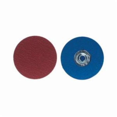 Norton® Red Heat® Speed-Lok® 66261129338 SG F944 Close Coated Quick-Change Abrasive Disc, 3 in Dia, 36 Grit, Extra Coarse Grade, Ceramic Alumina Abrasive, Type TS (Type II) Attachment