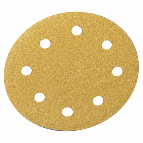 Norton® No-Fil® Adalox® 66261130245 A290 Hook and Loop Disc, 5 in Dia, P60 Grit, Coarse Grade, Aluminum Oxide Abrasive, Latex Paper Backing