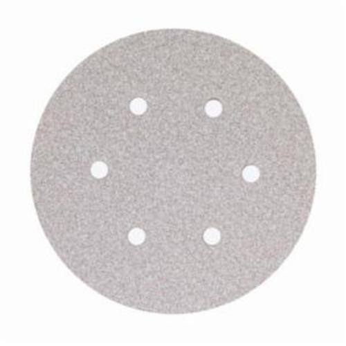 Norton® No-Fil® Adalox® 66261131599 A275OP Hook and Loop Disc, 6 in Dia, P100 Grit, Medium Grade, Aluminum Oxide Abrasive, Latex Paper Backing