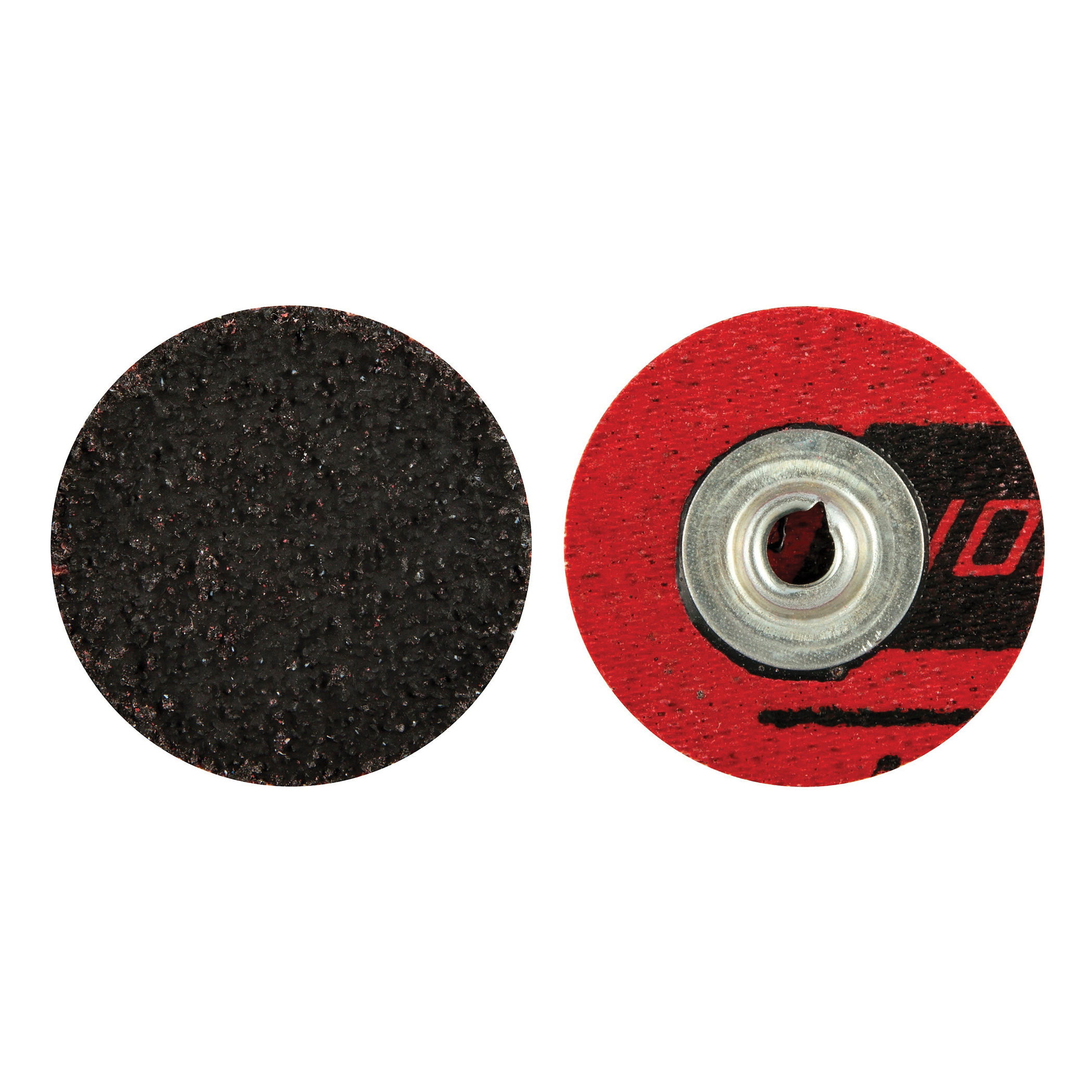 Norton® Red Heat® 66261132707 R983 Coated Abrasive Quick-Change Disc, 1-1/2 in Dia, 50 Grit, Coarse Grade, Ceramic Alumina Abrasive, Type TS (Type II) Attachment