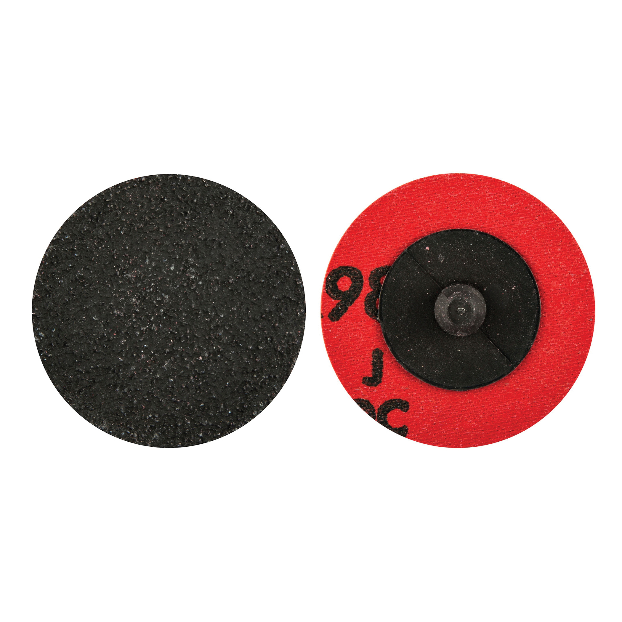 Norton® Red Heat® 66261132734 R983 Coated Abrasive Quick-Change Disc, 2 in Dia, 120 Grit, Medium Grade, Ceramic Alumina Abrasive, Type TR (Type III) Attachment