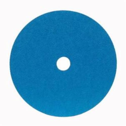 Norton® BlueFire® 66623377276 F826P Heavy Duty Coated Abrasive Disc, 4-1/2 in Dia, 7/8 in Center Hole, 36 Grit, Extra Coarse Grade, Zirconia Alumina Abrasive, Center Mount Attachment