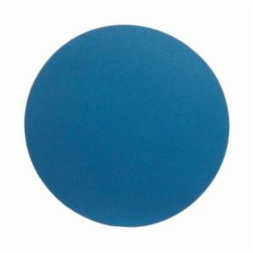Norton®BlueFire® 66261140703 PSA Coated Abrasive Disc, 5 in Dia Disc, 80 Grit, Coarse Grade, Zirconia Alumina Abrasive, Cloth Backing