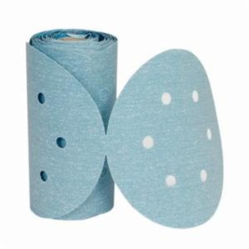 Norton®No-Fil® Dry Ice®Norton SG® 66261149536 A975 Open-Coated Abrasive Disc Roll, 6 in Dia Disc, P220 Grit, Very Fine Grade, Ceramic Alumina Abrasive, Latex Paper Backing