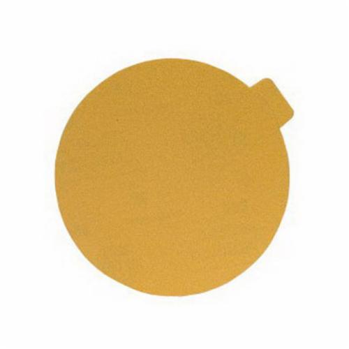 Norton®Adalox®No-Fil® 66261183824 A296 PSA Coated Abrasive Disc, 6 in Dia Disc, P80 Grit, Coarse Grade, Aluminum Oxide Abrasive, Paper Backing