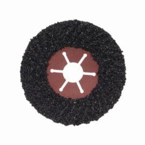 Norton® Fast Cut™ 66261199052 Semi-Rigid Coated Abrasive Disc, 7 in Dia, 7/8 in Center Hole, 16 Grit, Extra Coarse Grade, Silicon Carbide Abrasive, Center Mount Attachment