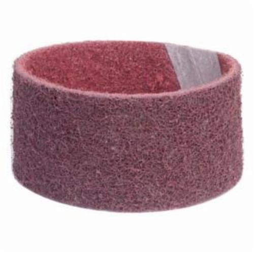Norton® Bear-Tex® Rapid Prep™ 66623333528 Low Flex Highest Density Portable Stiffest Surface Conditioning Non-Woven Abrasive Belt, 2 in W x 18-15/16 in L, Very Fine Grade, Aluminum Oxide Abrasive, Blue