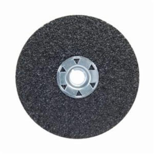 Norton® Neon® 66623395015 F726 Close Coated Heavy Duty Locking Abrasive Disc, 5 in Dia, 5/8-11 Center Hole, 60 Grit, Medium Grade, Aluminum Oxide/Ceramic Alumina Abrasive, Speed Change Fastener Attachment