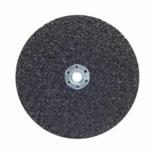 Norton® Neon® 66623395024 F726 Close Coated Heavy Duty Locking Abrasive Disc, 7 in Dia, 5/8-11 Center Hole, 36 Grit, Extra Coarse Grade, Aluminum Oxide/Ceramic Alumina Abrasive, Speed Change Fastener Attachment