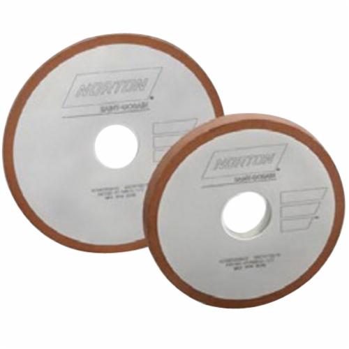 Norton® 69014118202 B610 CNC Stock Diamond Coated Wheel, 5 in Dia x 1/2 in THK, 1-1/4 in Center Hole, 180 Grit, Aluminum Oxide Abrasive