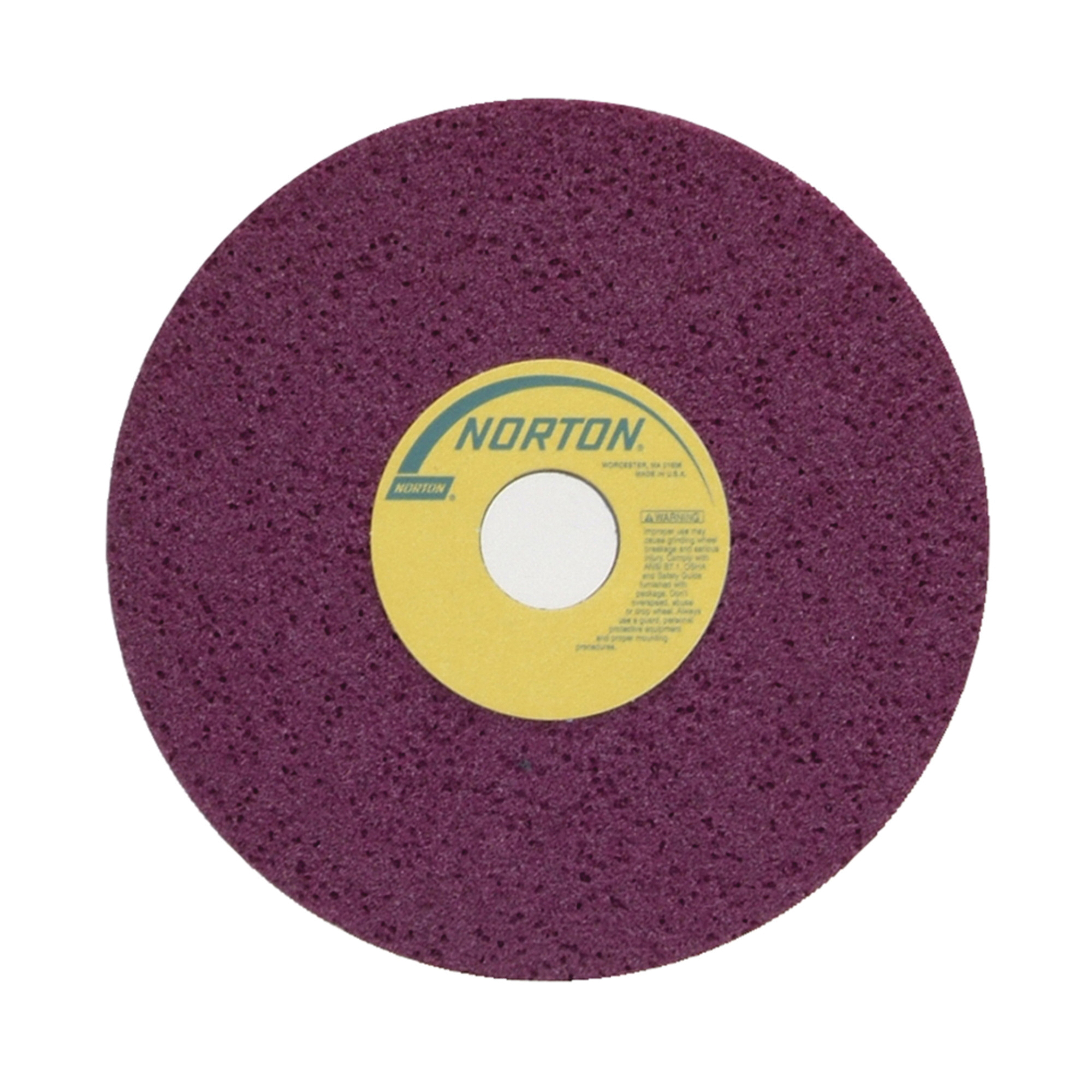 Norton® 69936662081 48A Straight Toolroom Wheel, 7 in Dia x 1/2 in THK, 1-1/4 in Center Hole, 46 Grit, Aluminum Oxide Abrasive