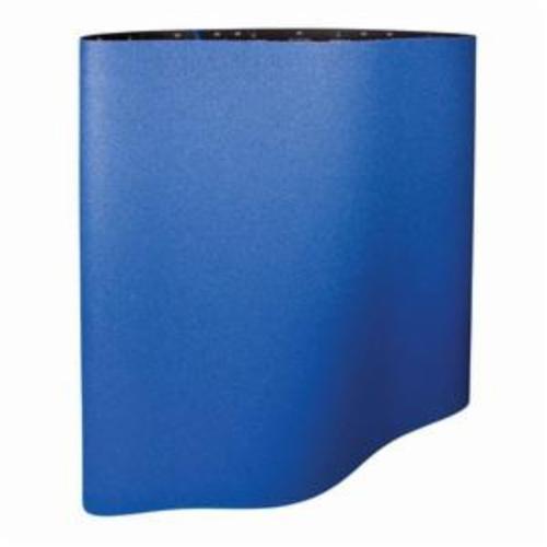 Norton® BlueFire® 69957305107 R884P Plyweld RR-Flex Wide Coated Abrasive Belt, 37 in W x 75 in L, 50 Grit, Coarse Grade, Zirconia Alumina Abrasive, Polyester Backing