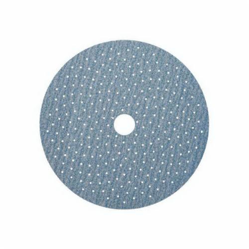 Norton® No-Fil® Multi-Air® Cyclonic® 77696007787 A975 Hook and Loop Disc, 6 in Dia, P800 Grit, Ultra Fine Grade, Ceramic Alumina Abrasive, Latex Paper Backing