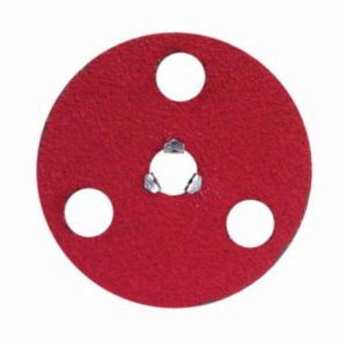 Norton® AVOS® Red Heat® Speed-Lok® 77696008457 F981S Heavy Duty Quick-Change Coated Abrasive Disc, 4-1/2 in Dia Disc, 5/8-11 Center Hole, 50 Grit, Coarse Grade, Ceramic Alumina Abrasive, Speed-Lok Fastener Attachment