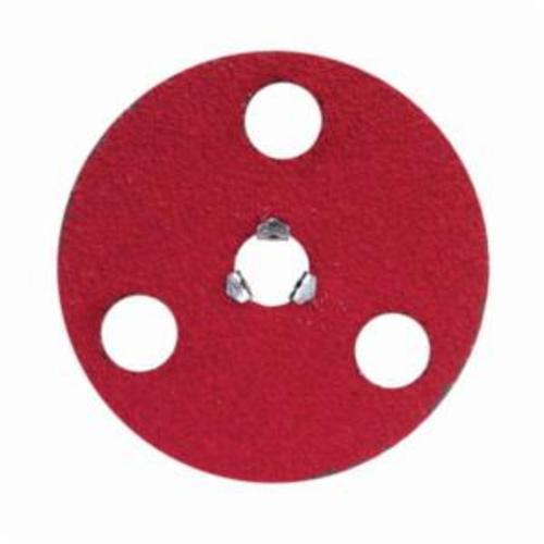 Norton® AVOS® Red Heat® Speed-Lok® 77696008475 F981S Heavy Duty Quick-Change Coated Abrasive Disc, 5 in Dia Disc, 5/8-11 Center Hole, 50 Grit, Coarse Grade, Ceramic Alumina Abrasive, Speed-Lok Fastener Attachment
