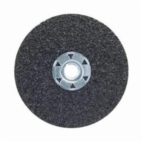 Norton® Neon® 77696009704 F726 Close Coated Heavy Duty Locking Abrasive Disc, 4-1/2 in Dia, 5/8-11 Center Hole, 50 Grit, Coarse Grade, Aluminum Oxide/Ceramic Alumina Abrasive, Speed Change Fastener Attachment