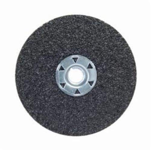 Norton® Neon® 77696009715 F726 Close Coated Heavy Duty Locking Abrasive Disc, 4-1/2 in Dia, 5/8-11 Center Hole, 80 Grit, Medium Grade, Aluminum Oxide/Ceramic Alumina Abrasive, Speed Change Fastener Attachment