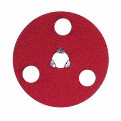 Norton® AVOS® Red Heat® Speed-Lok® 77696010003 F981S Heavy Duty Quick-Change Coated Abrasive Disc, 7 in Dia Disc, 5/8-11 Center Hole, 60 Grit, Medium Grade, Ceramic Alumina Abrasive, Speed-Lok Fastener Attachment