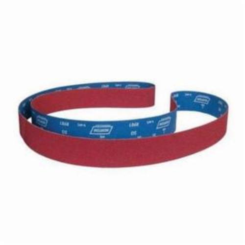 Norton® 78072701614 SG R981 Narrow Coated Abrasive Belt, 3 in W x 132 in L, 40 Grit, Coarse Grade, Ceramic Alumina Abrasive, Polyester Backing
