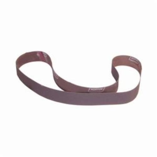 Norton® Metalite® 78072718488 R228 Narrow Coated Abrasive Belt, 2 in W x 72 in L, 180 Grit, Fine Grade, Aluminum Oxide Abrasive, Cotton Backing